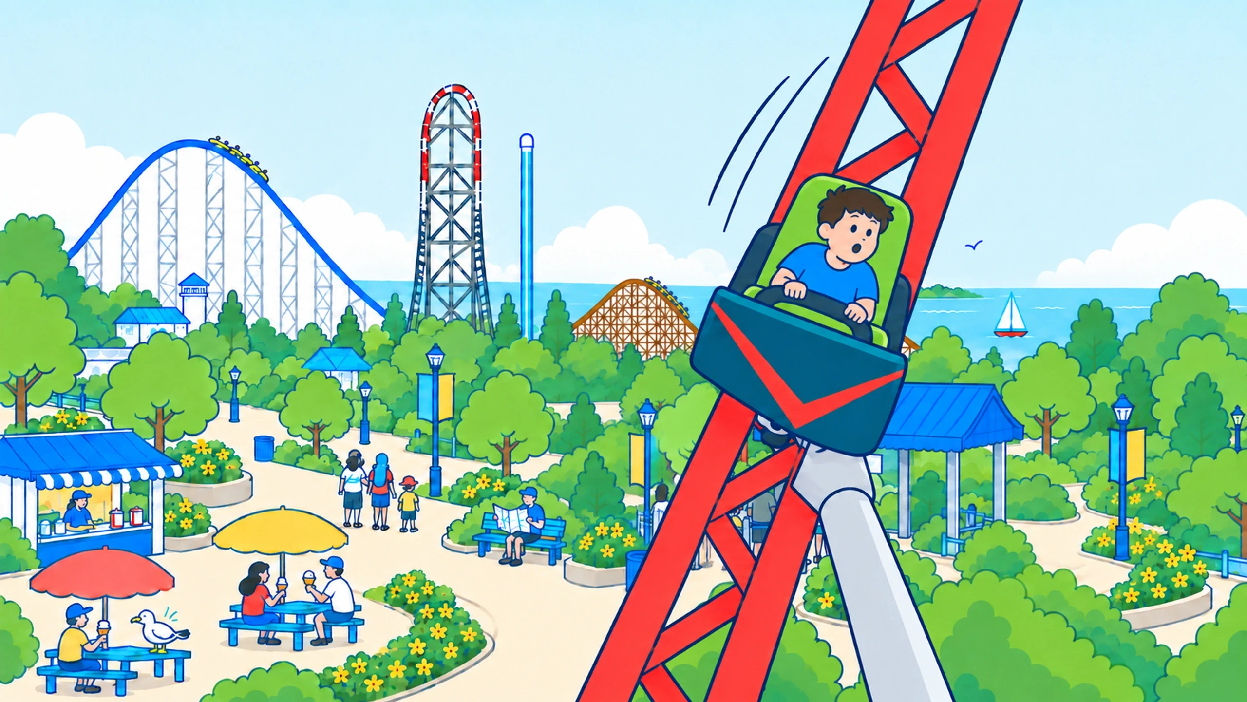 Cedar Point: my roller coaster riding log