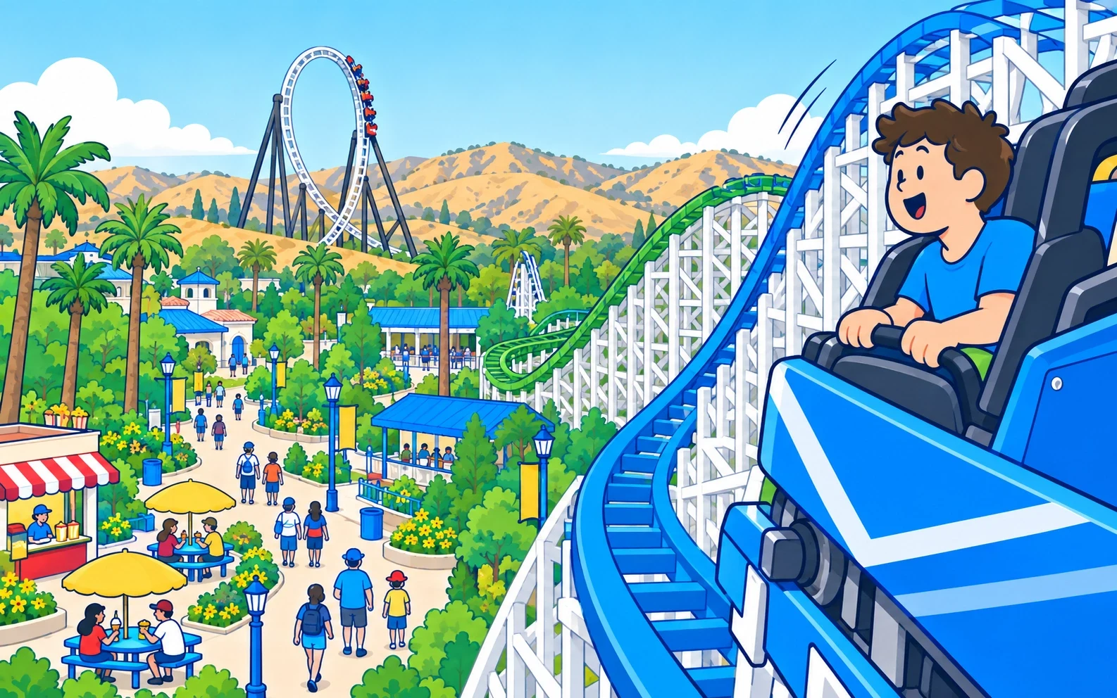 Magic Mountain: my roller coaster riding log