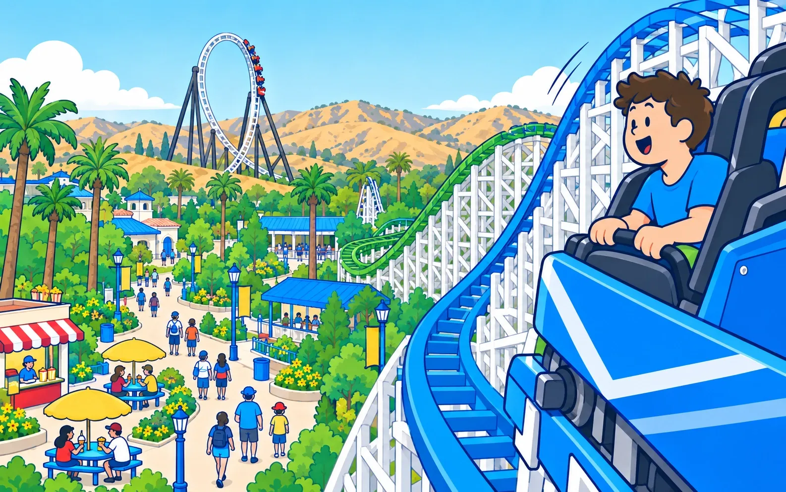 Magic Mountain: my roller coaster riding log
